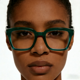 evanesce 581027 Bold Square Prescription Eyeglasses – Custom Myopia & Presbyopia Lenses, Premium Frame for Men & Women