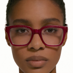 evanesce 581027 Bold Square Prescription Eyeglasses – Custom Myopia & Presbyopia Lenses, Premium Frame for Men & Women